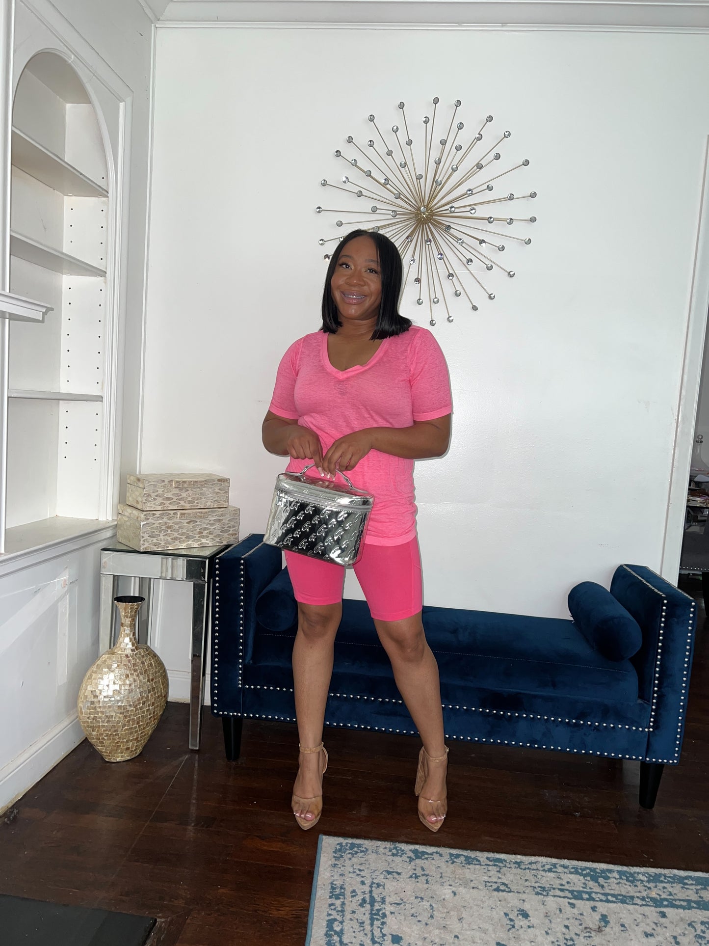 Chill Short Set- Pink