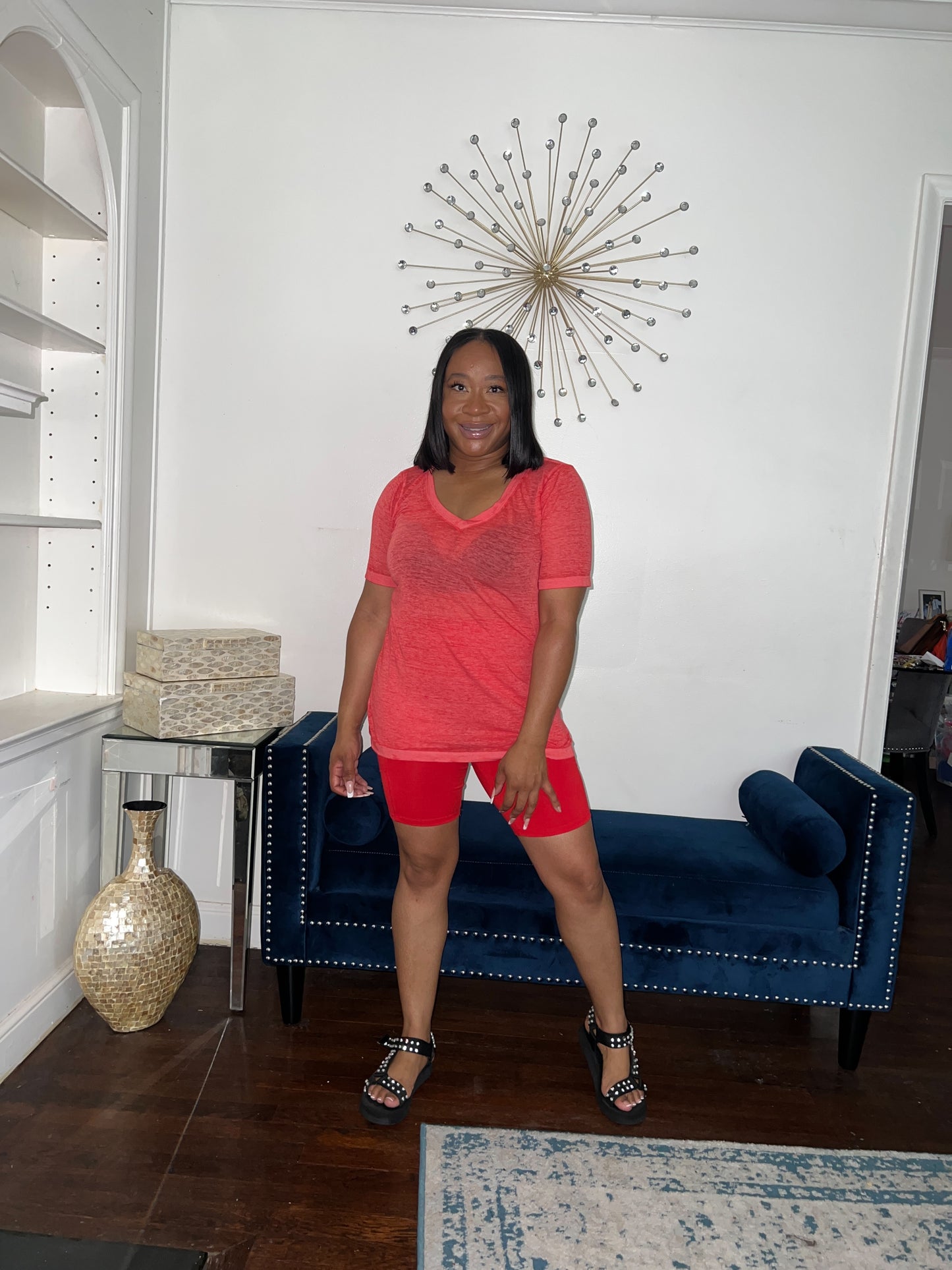 Chill Short Set- Red