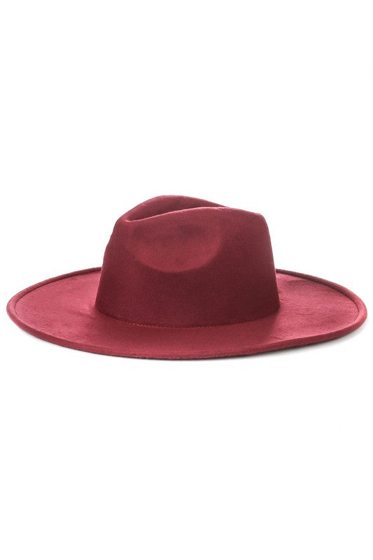 Burgundy Fedora Hat