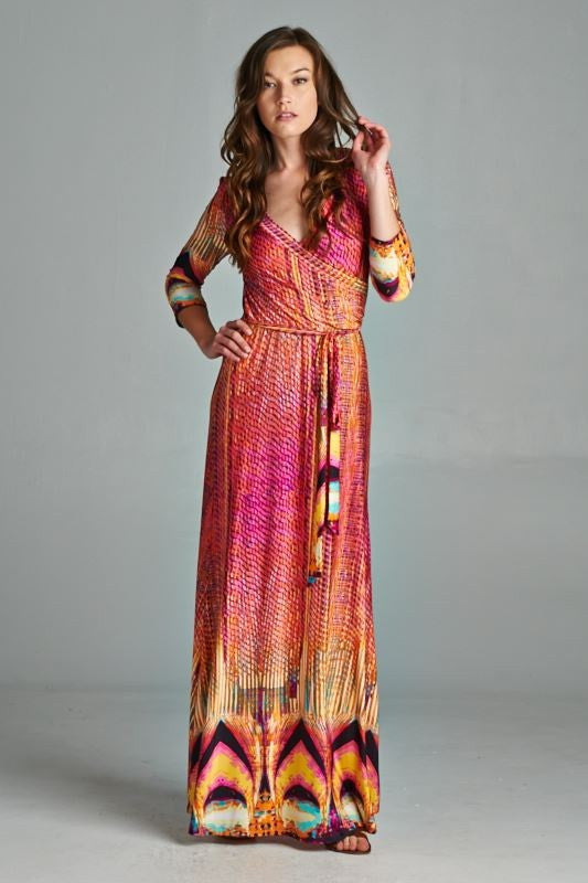 Moroccan Glow Maxi Dress