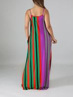 Striped Maxi with Headband
