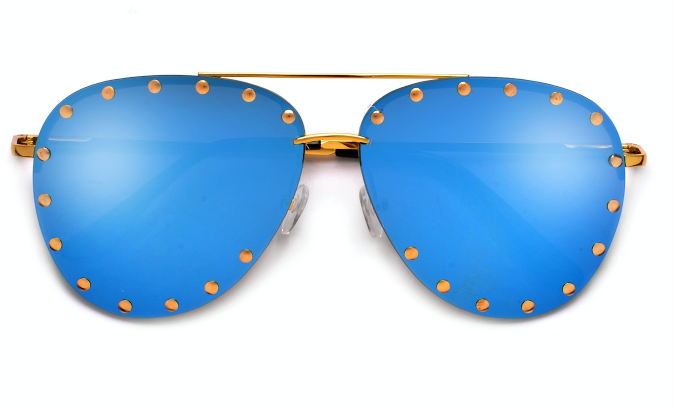 Studded Metal Aviators
