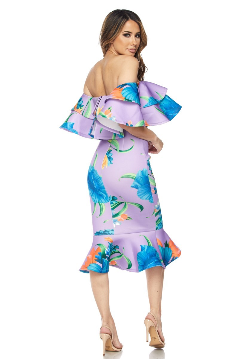 Lilac Blooms Dress