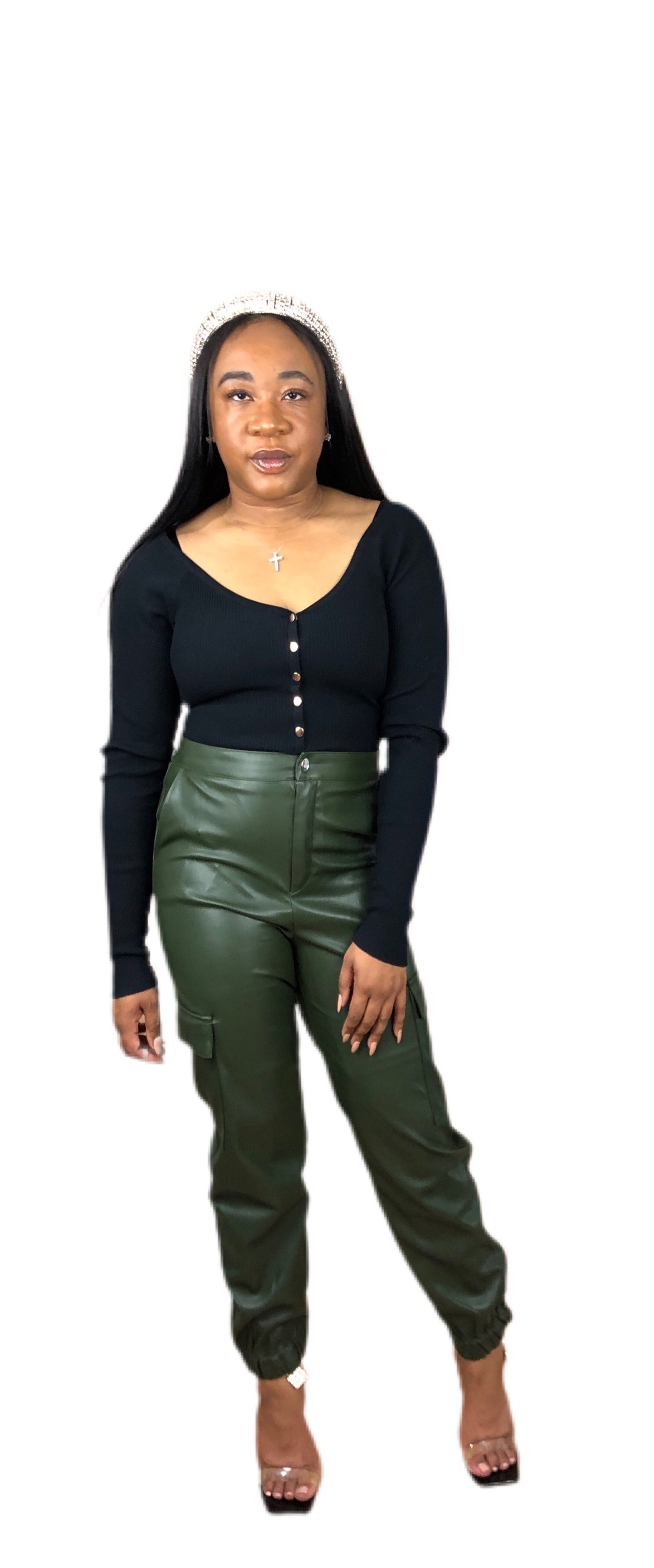 Jazzy Joggers - Olive