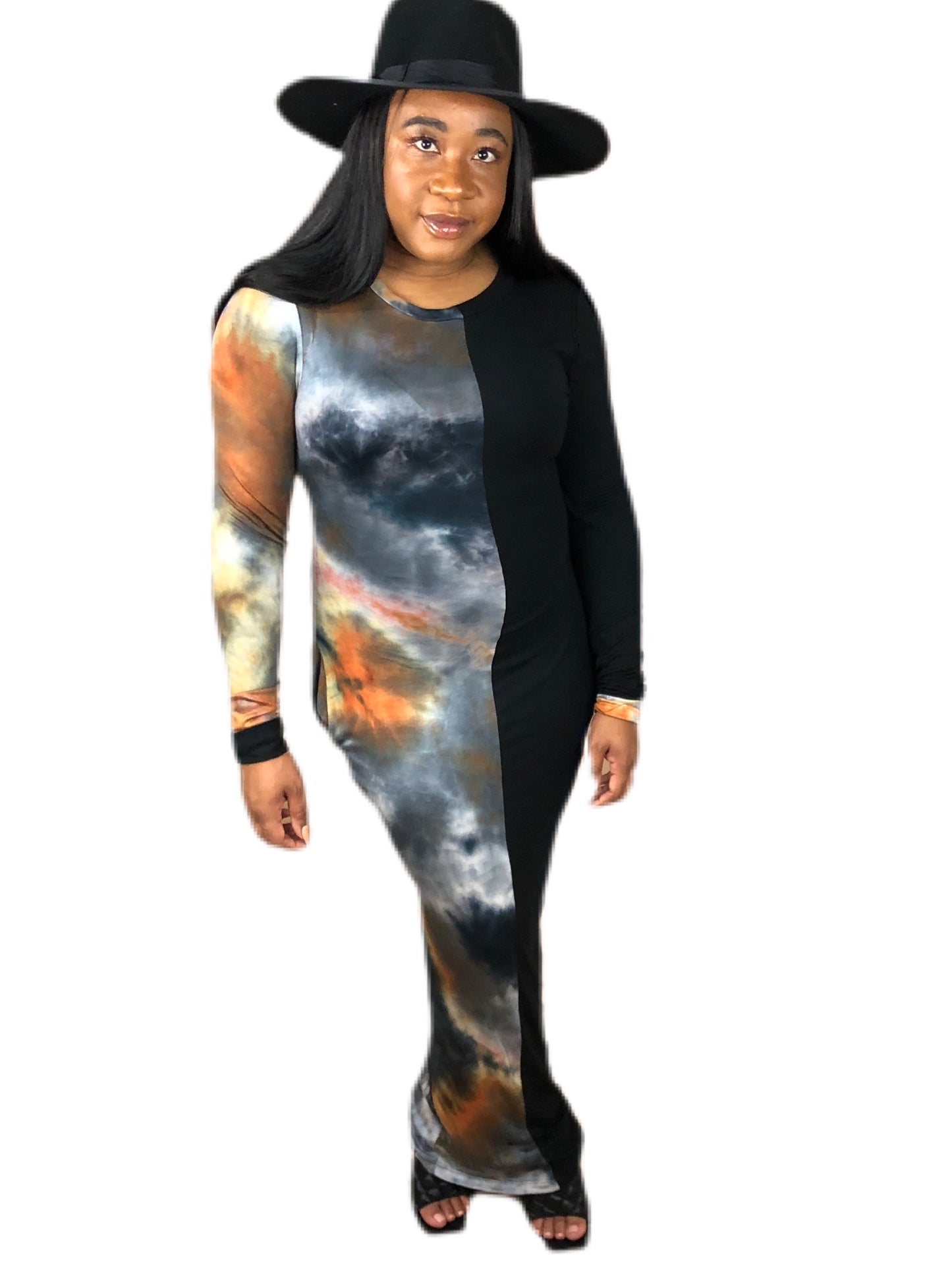 Two side Maxi Dress