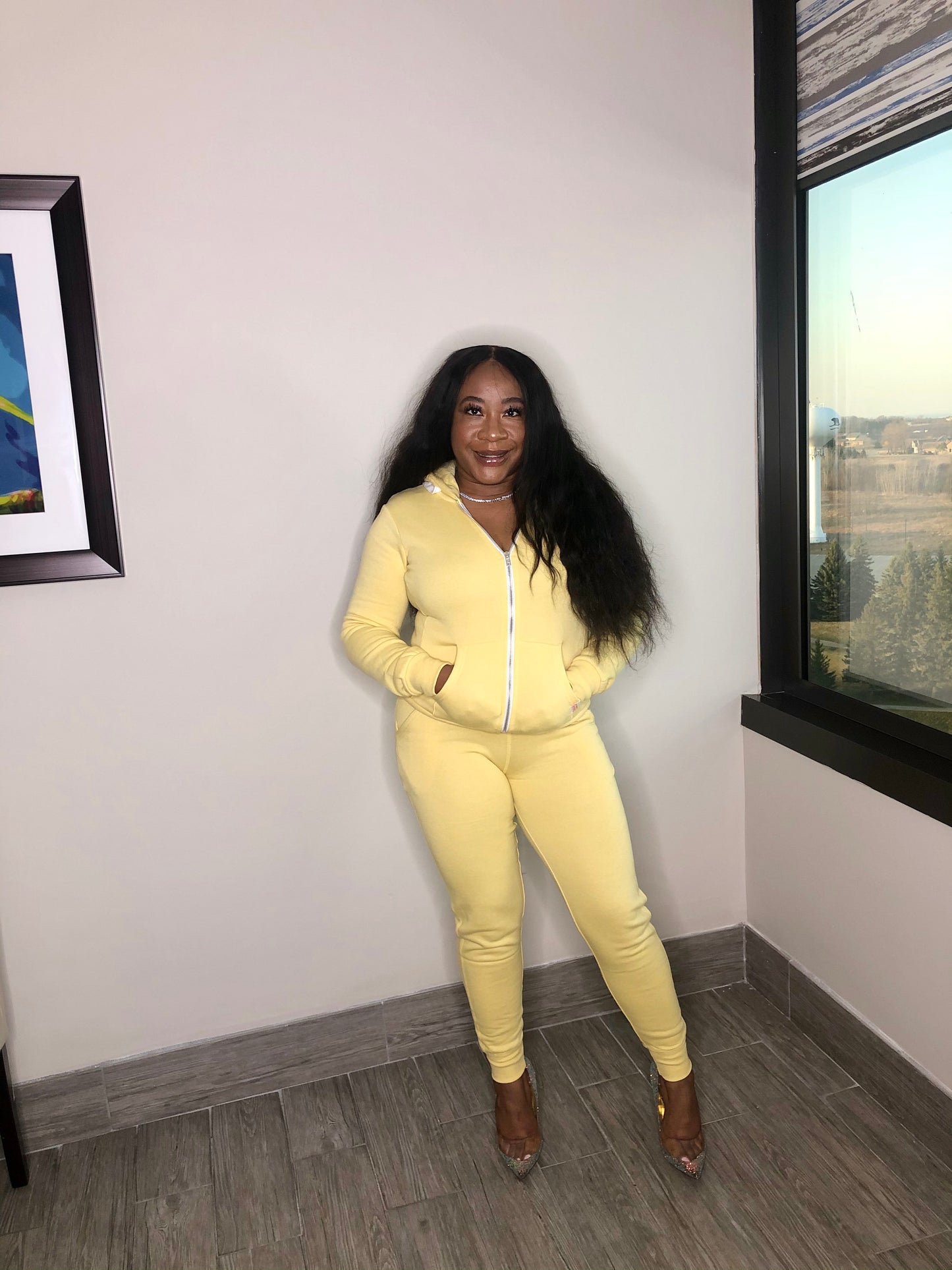 Butter Yellow Jogger Set