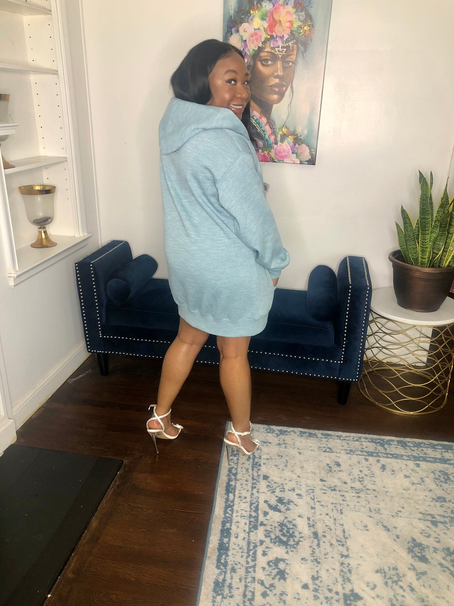 Seafoam Hoodie Dress