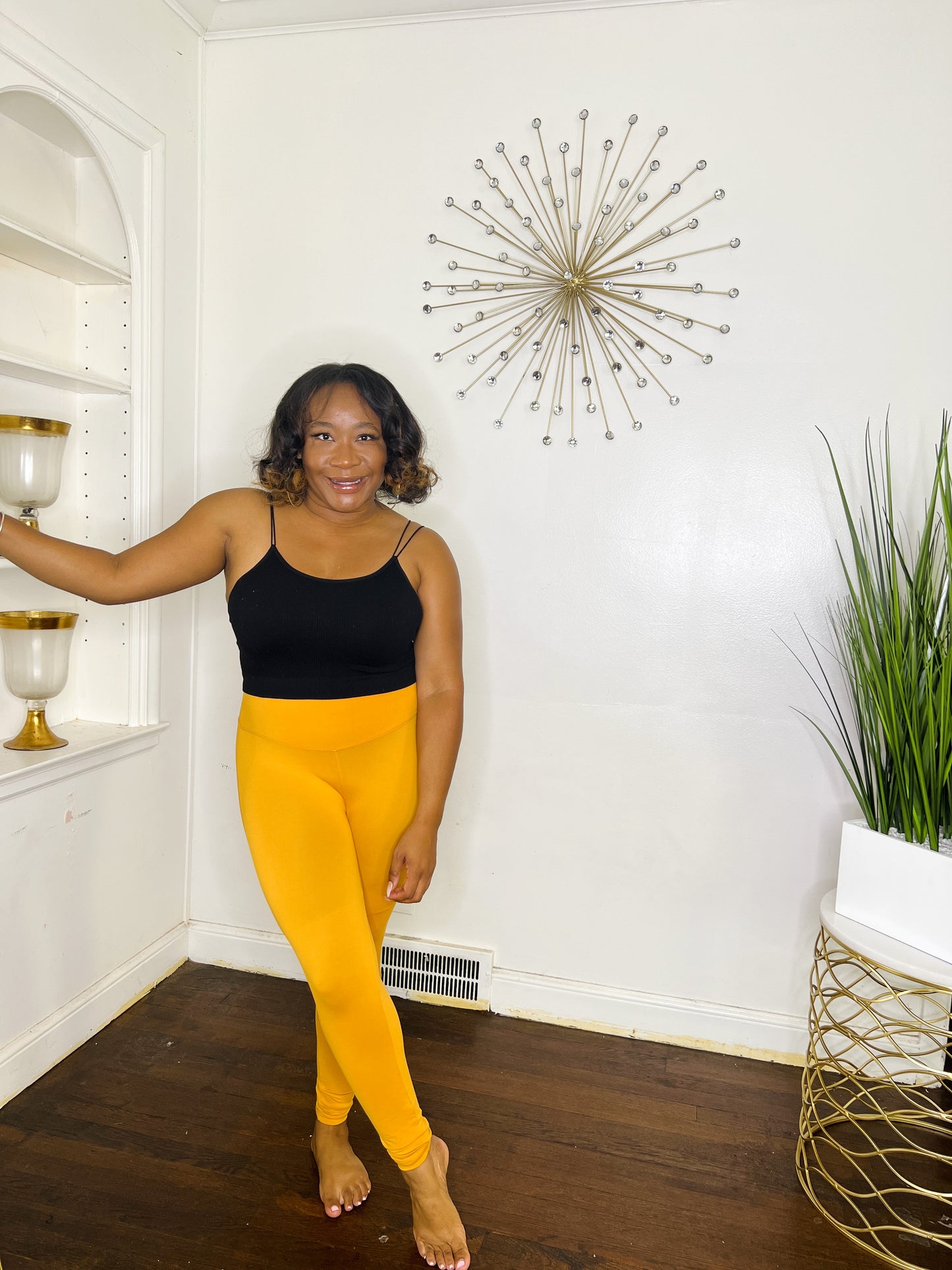 Mustard Cozy Leggings