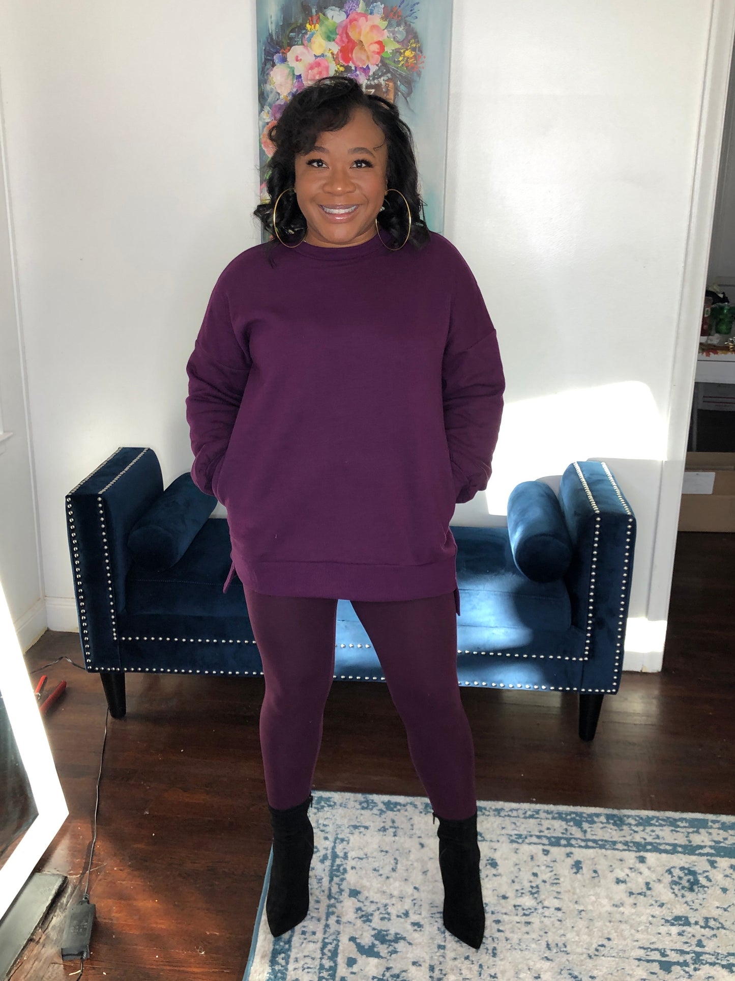 Plum legging Set