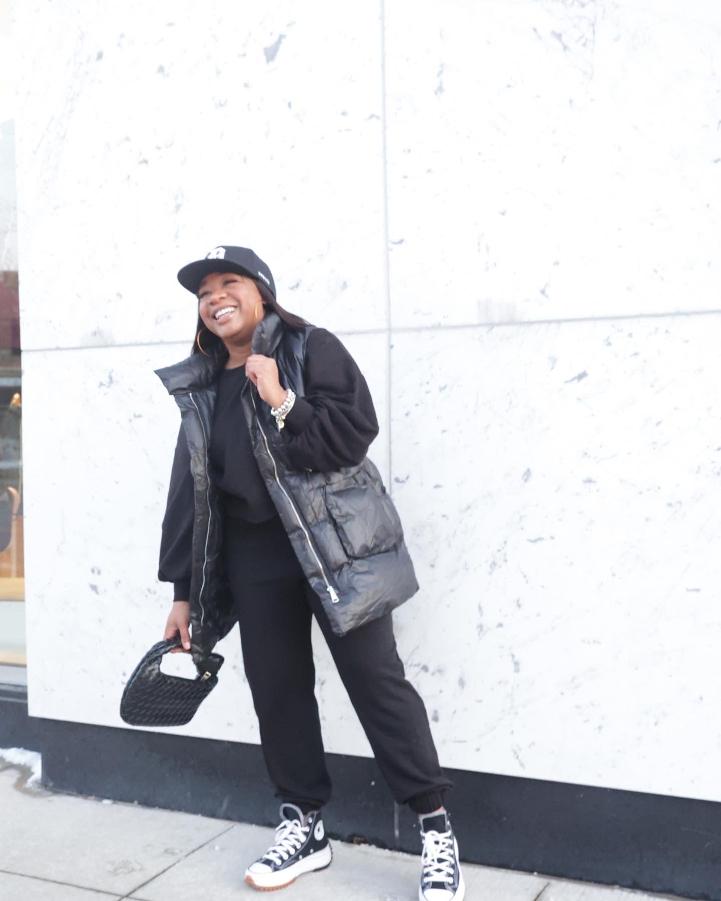 Black Puffer Vest