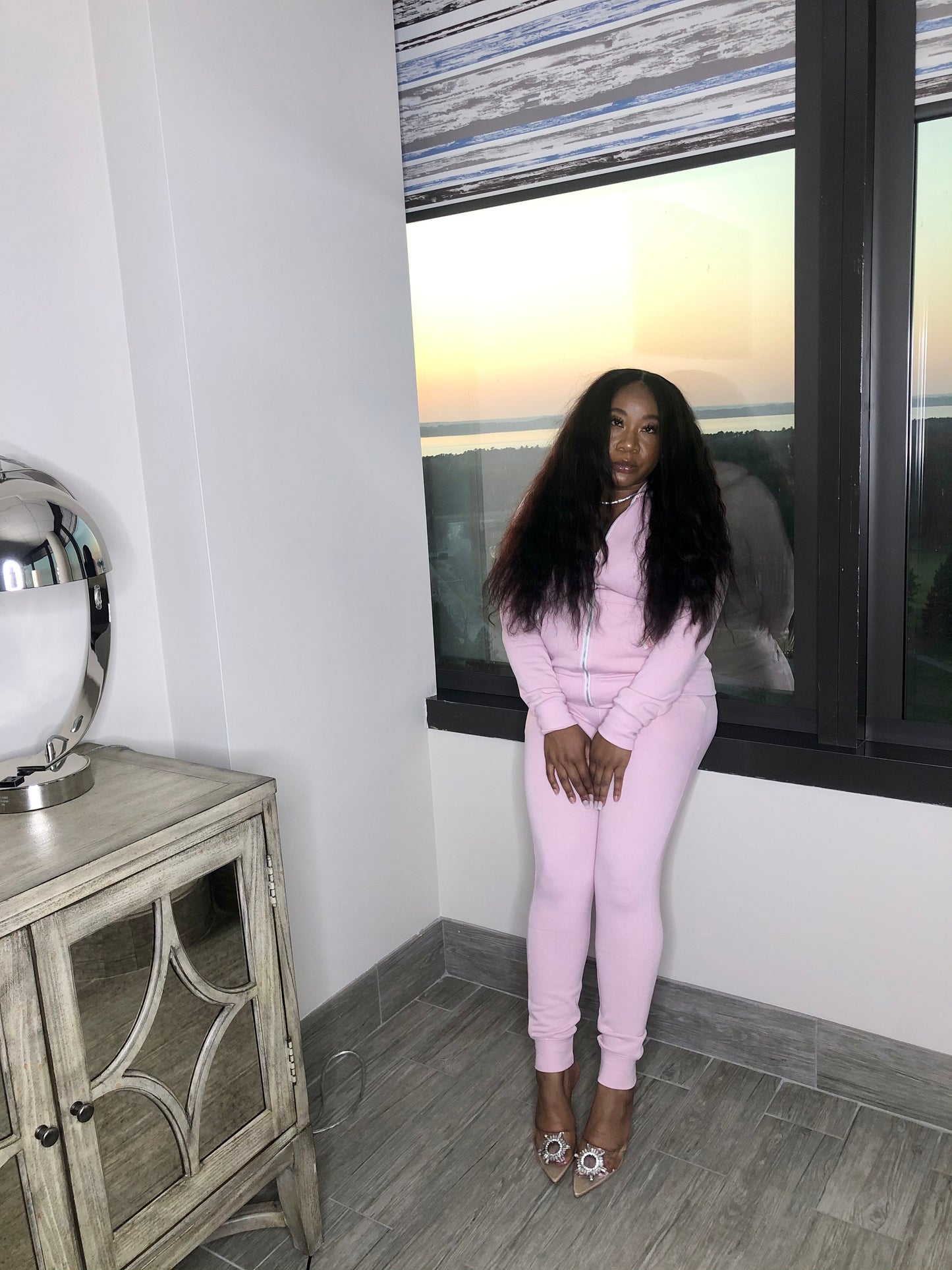 Soft Pink Jogger Set
