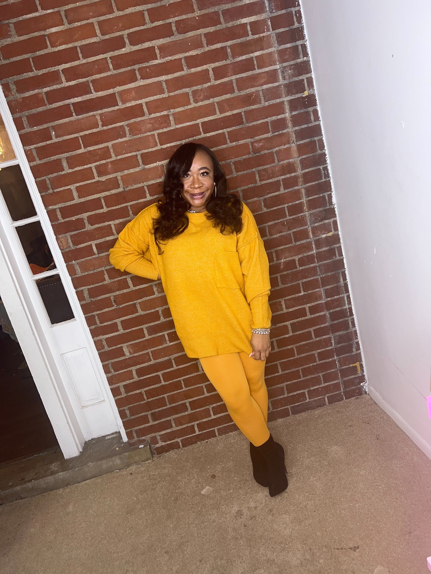 Golden Mustard Sweater