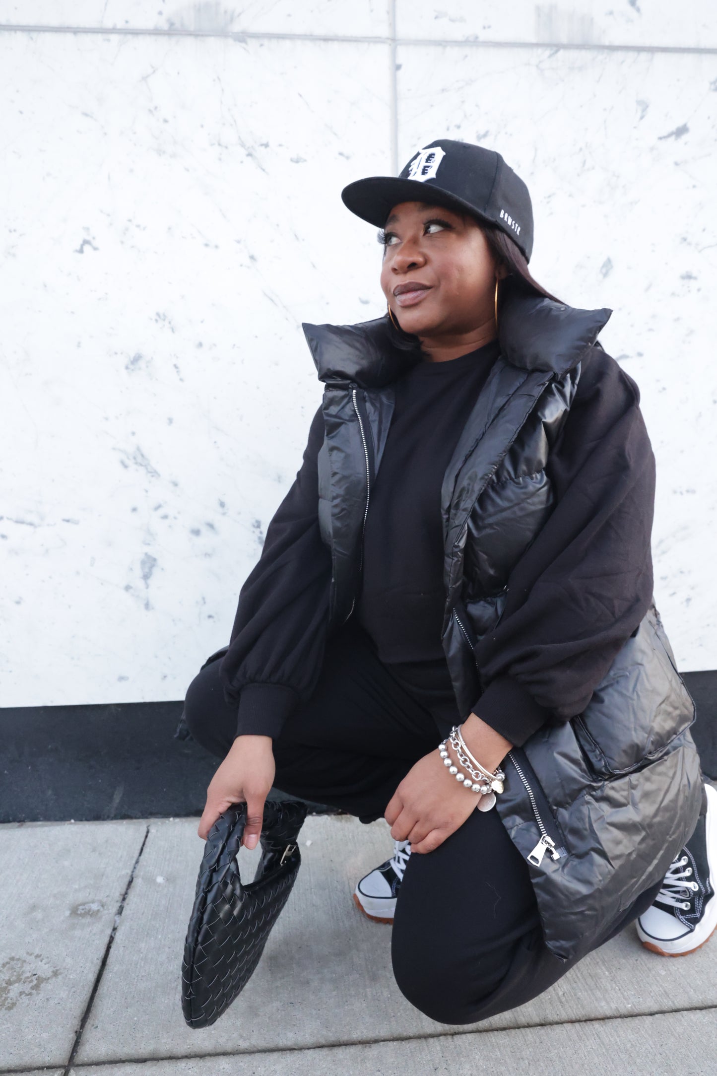 Black Puffer Vest