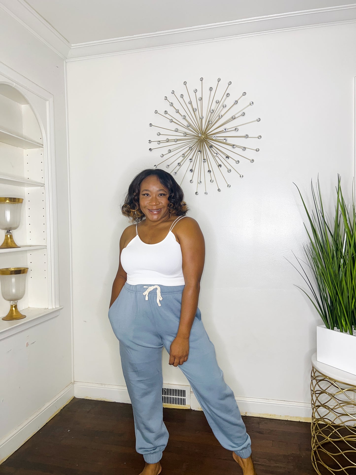 Blue Cozy Joggers