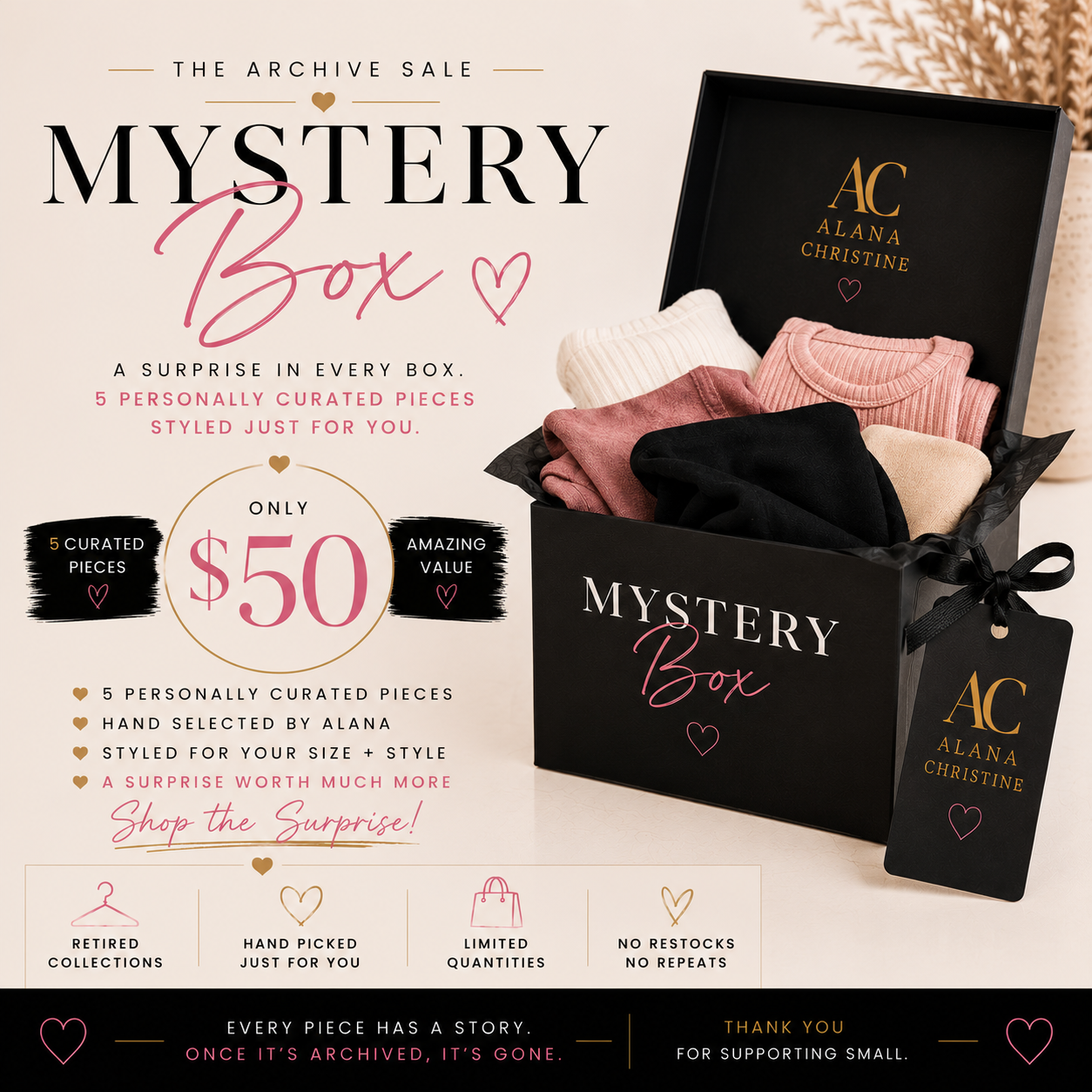 The Archive Mystery Box- A Curated Surprise, styled by Alana Christine
