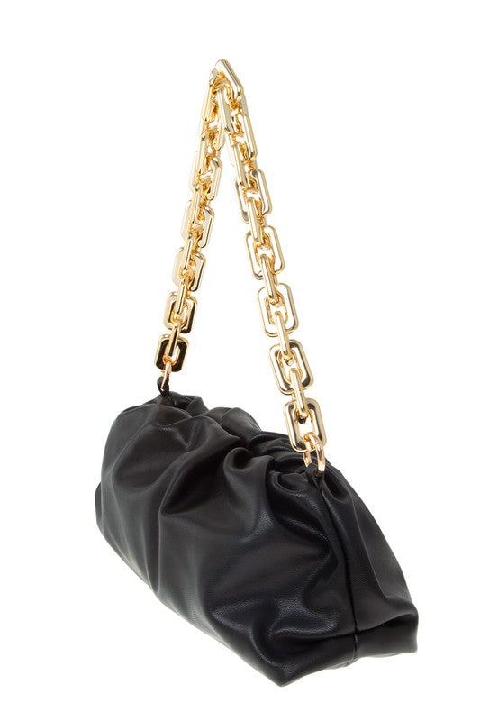 Black Dumpling Chain Bag