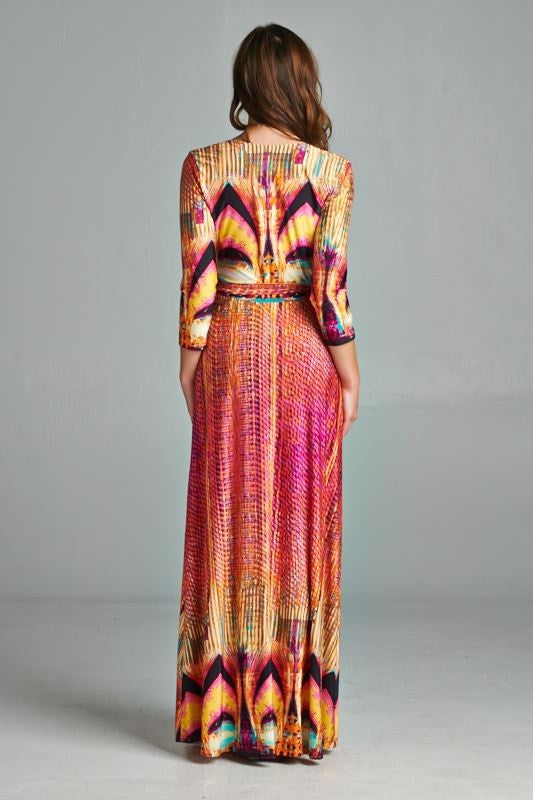 Moroccan Glow Maxi Dress