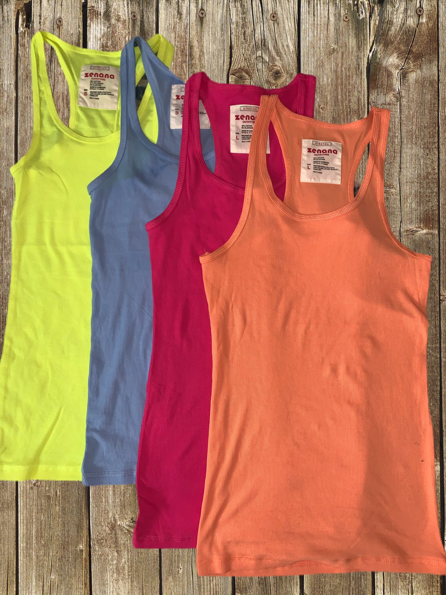 Mix and Match Ribbed Tanks